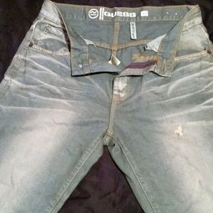 Mens Guess Trade Mark Dean Zip Fly Easy Fit 33